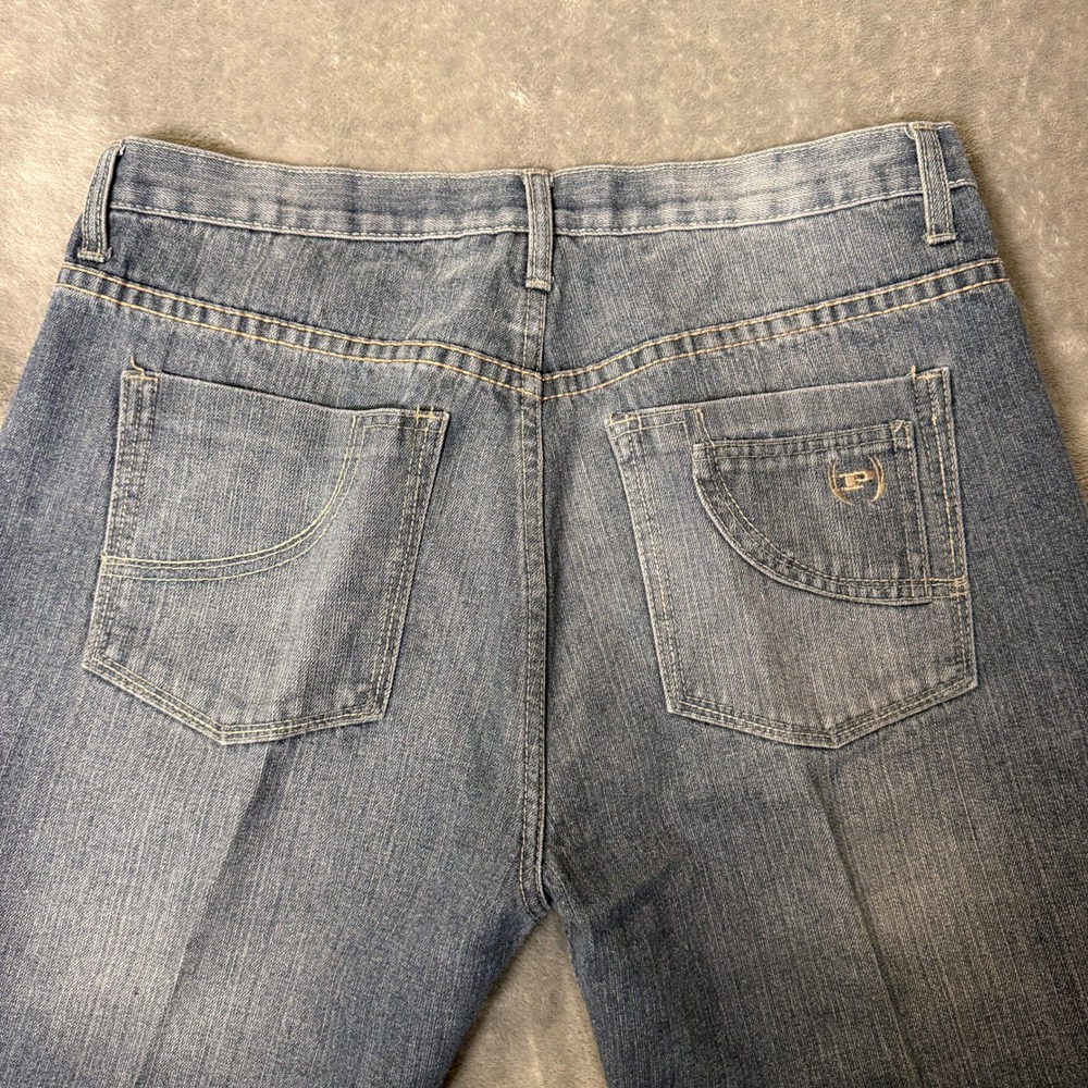Phat Farm Mens 38x30 Straight Fit Jeans Blue Denim 100% Cotton Streetwear - Picture 5 of 10